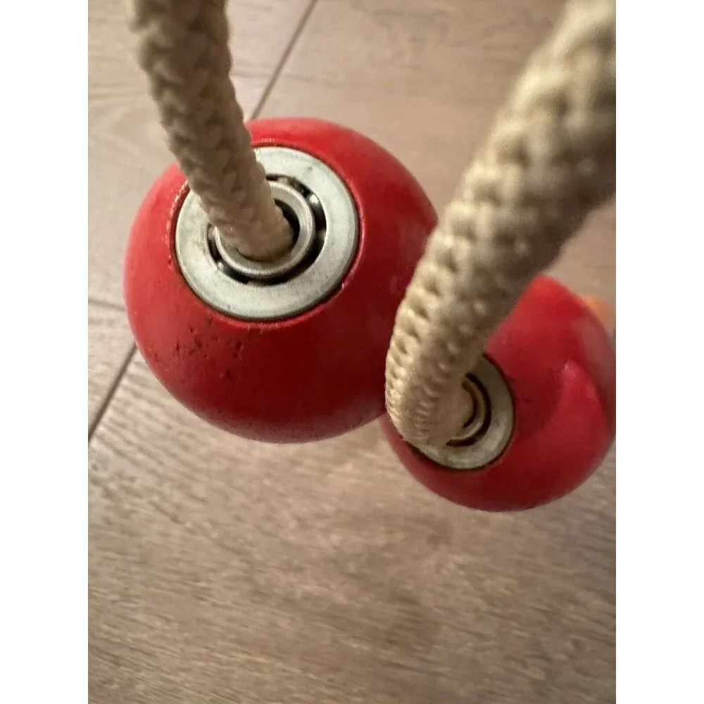 Vintage Sport Craft Jump Rope Wooden Handles Ball Bearing W/Box - Picture 4 of 7